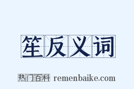 笙反义词是什么意思的图片